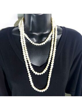 Authentic Baroque Freshwater Pearl Opera Length 36" Necklace